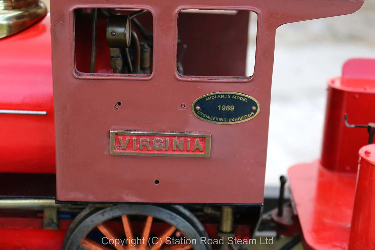 3 1/2 inch gauge "Virginia" 4-4-0