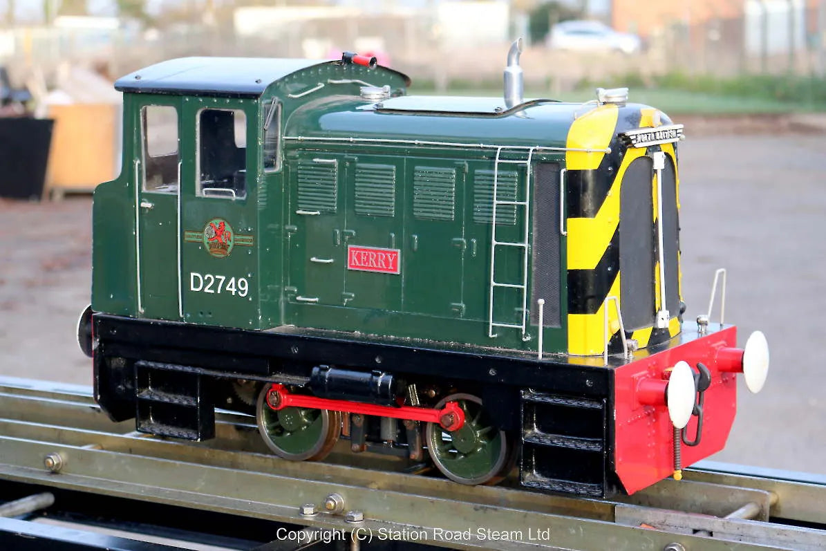 5 inch gauge North British 0-4-0 battery-electric shunter