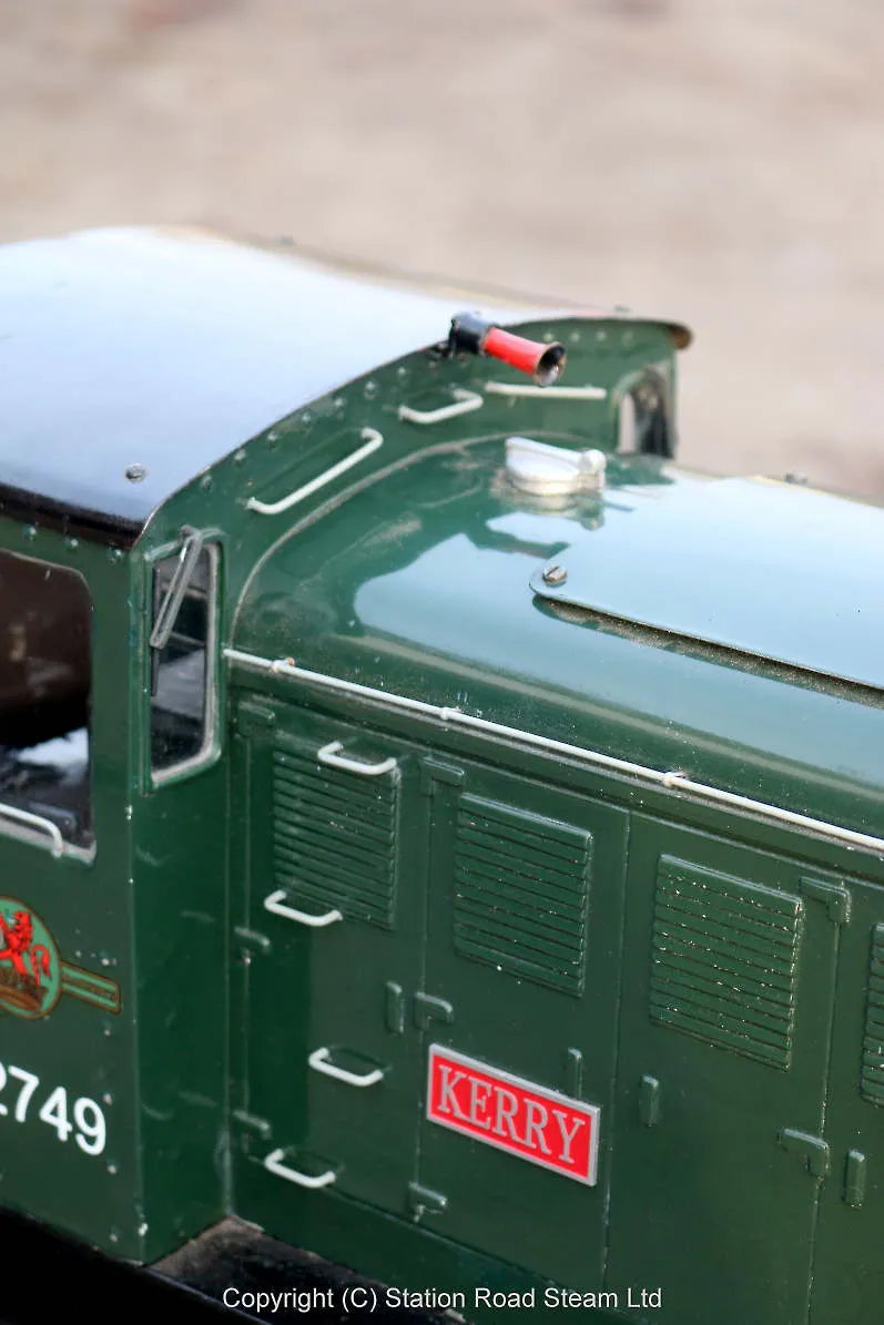 5 inch gauge North British 0-4-0 battery-electric shunter
