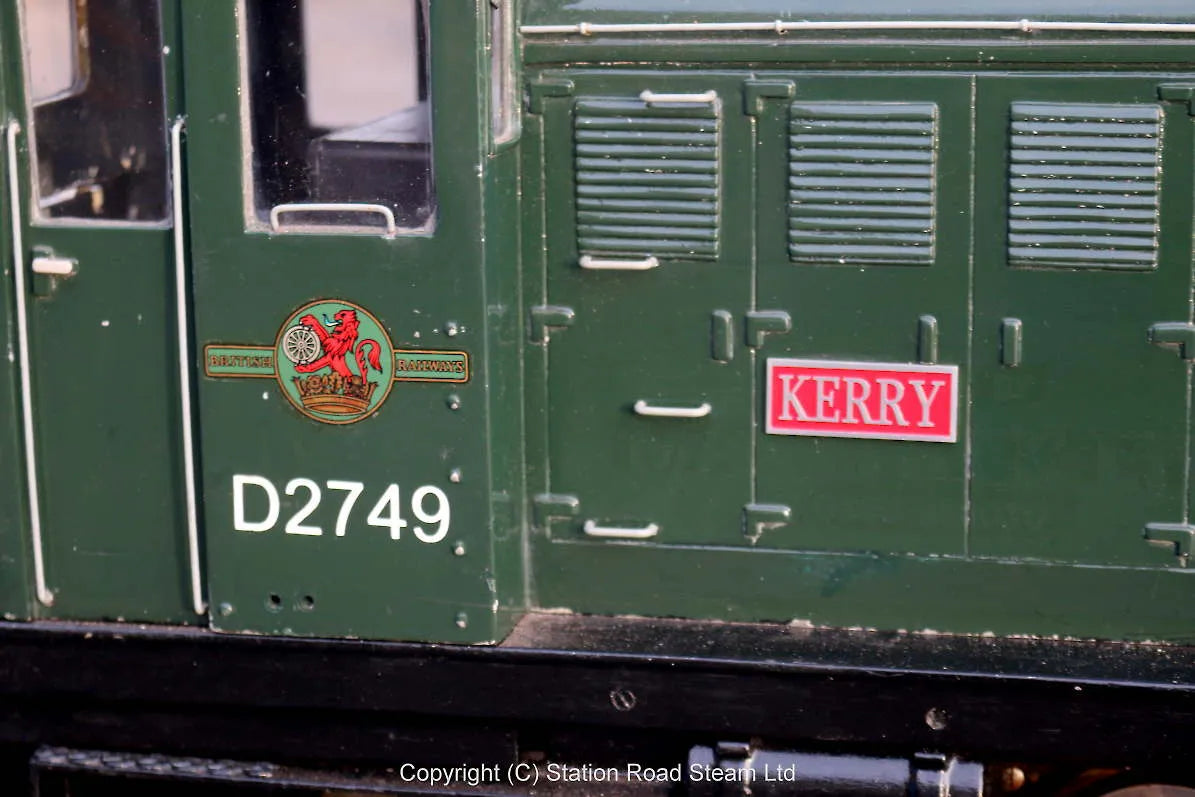 5 inch gauge North British 0-4-0 battery-electric shunter