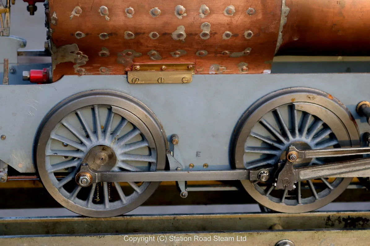 Well-advanced 3 1/2 inch gauge part-built LMS 2-6-4T