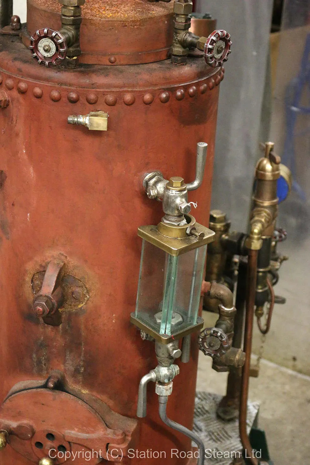 Coal-fired vertical boiler with Elliott & Garood steam pump