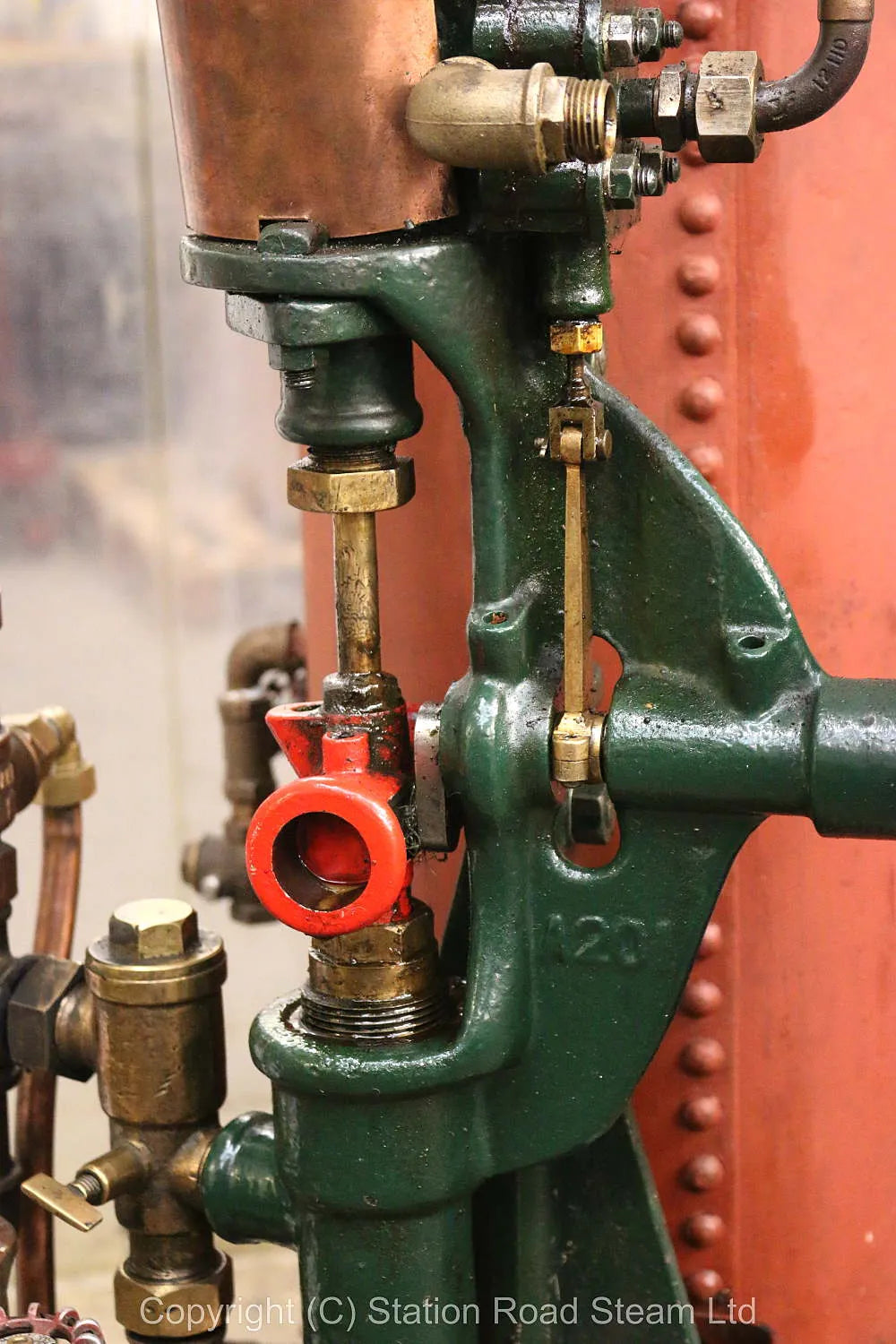 Coal-fired vertical boiler with Elliott & Garood steam pump