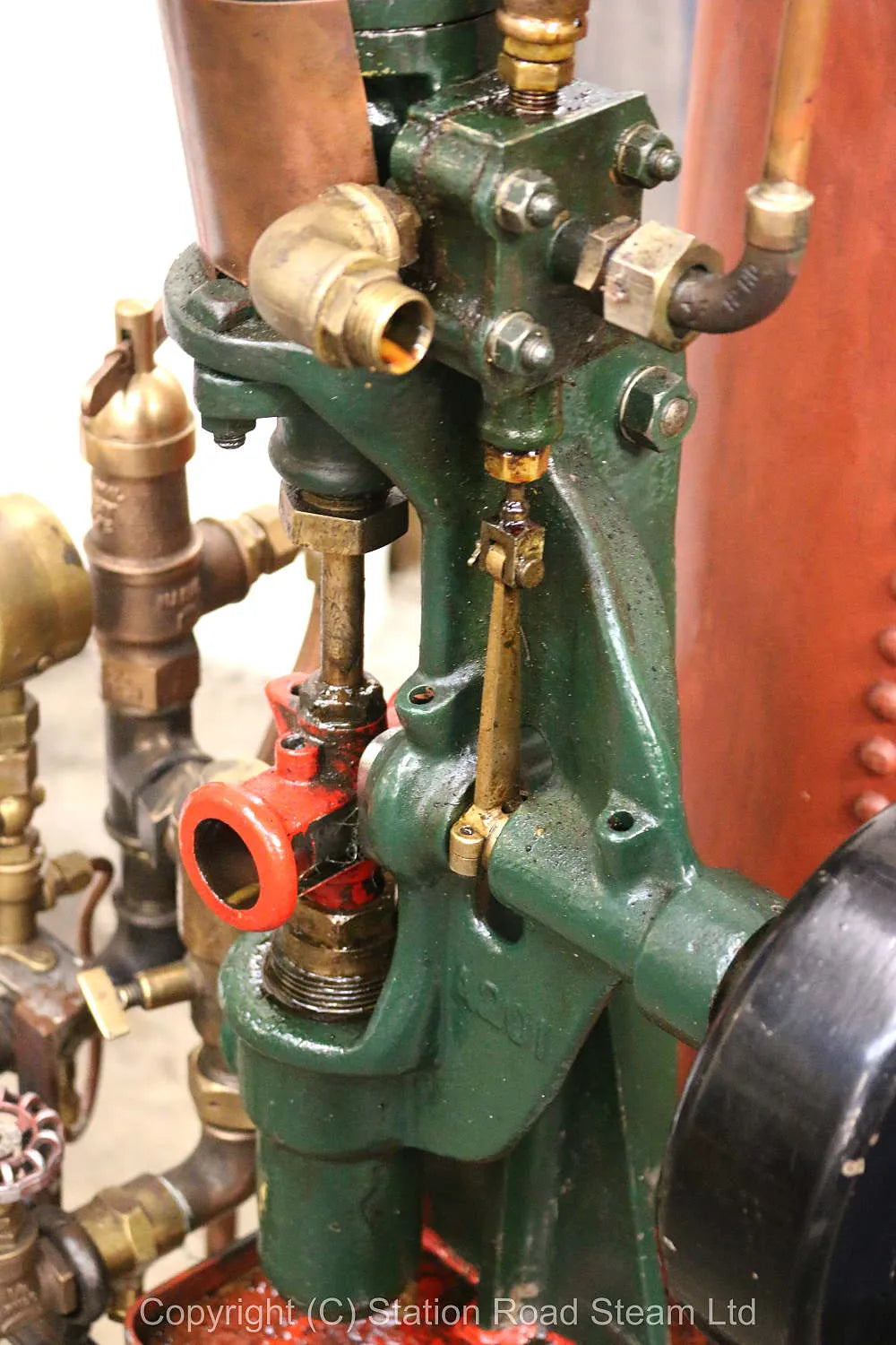 Coal-fired vertical boiler with Elliott & Garood steam pump