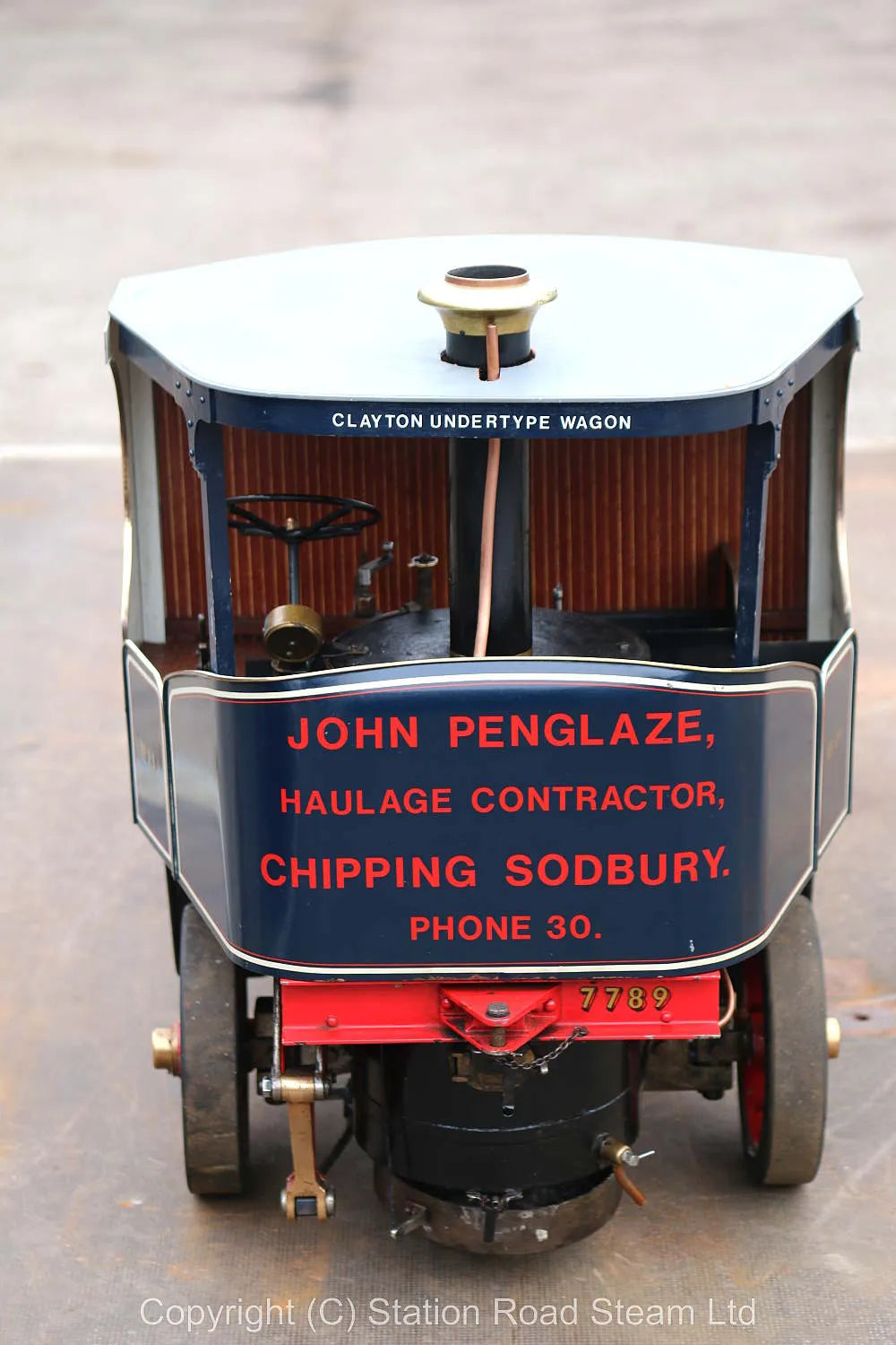 2 inch scale Clayton steam wagon