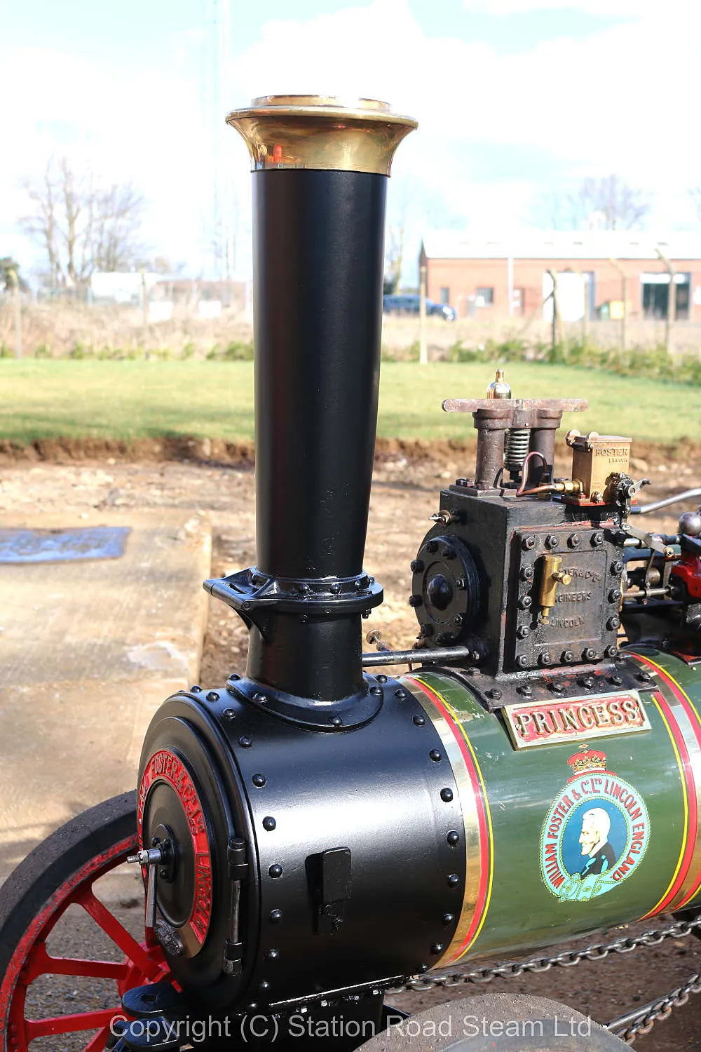 4 inch scale Foster agricultural engine
