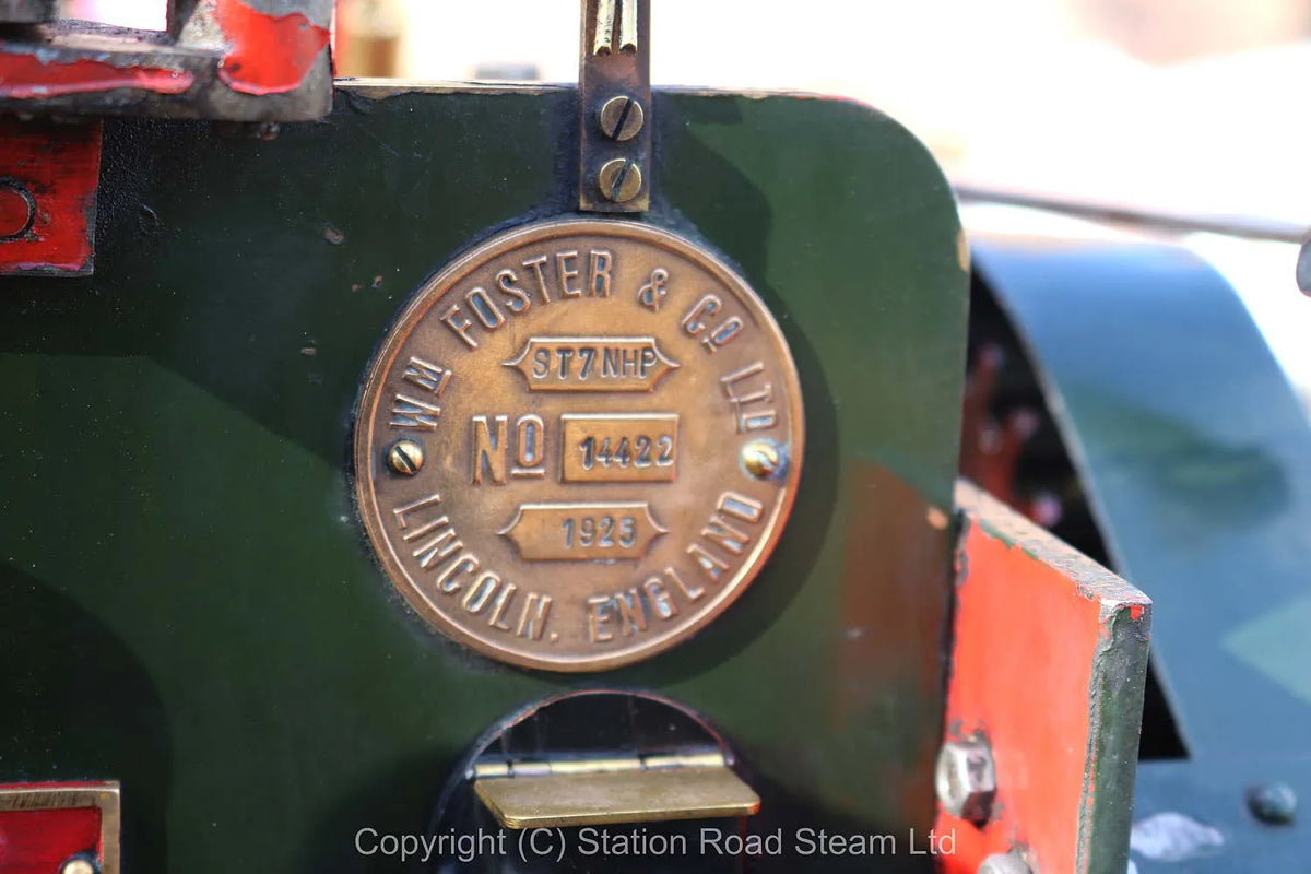 4 inch scale Foster agricultural engine
