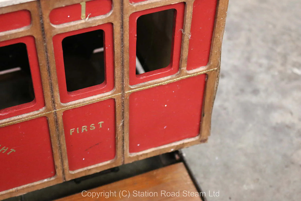 5 inch gauge Ride on Railways four wheel coach