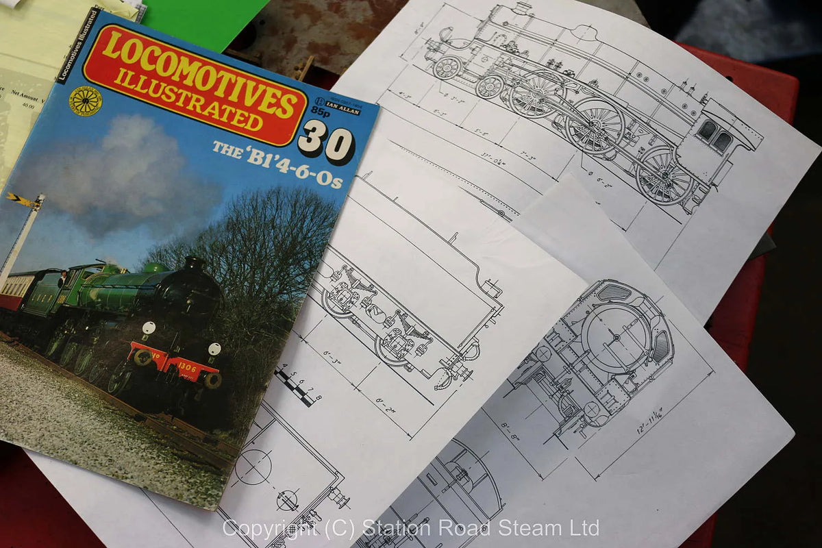 Part-built 5 inch gauge LNER B1