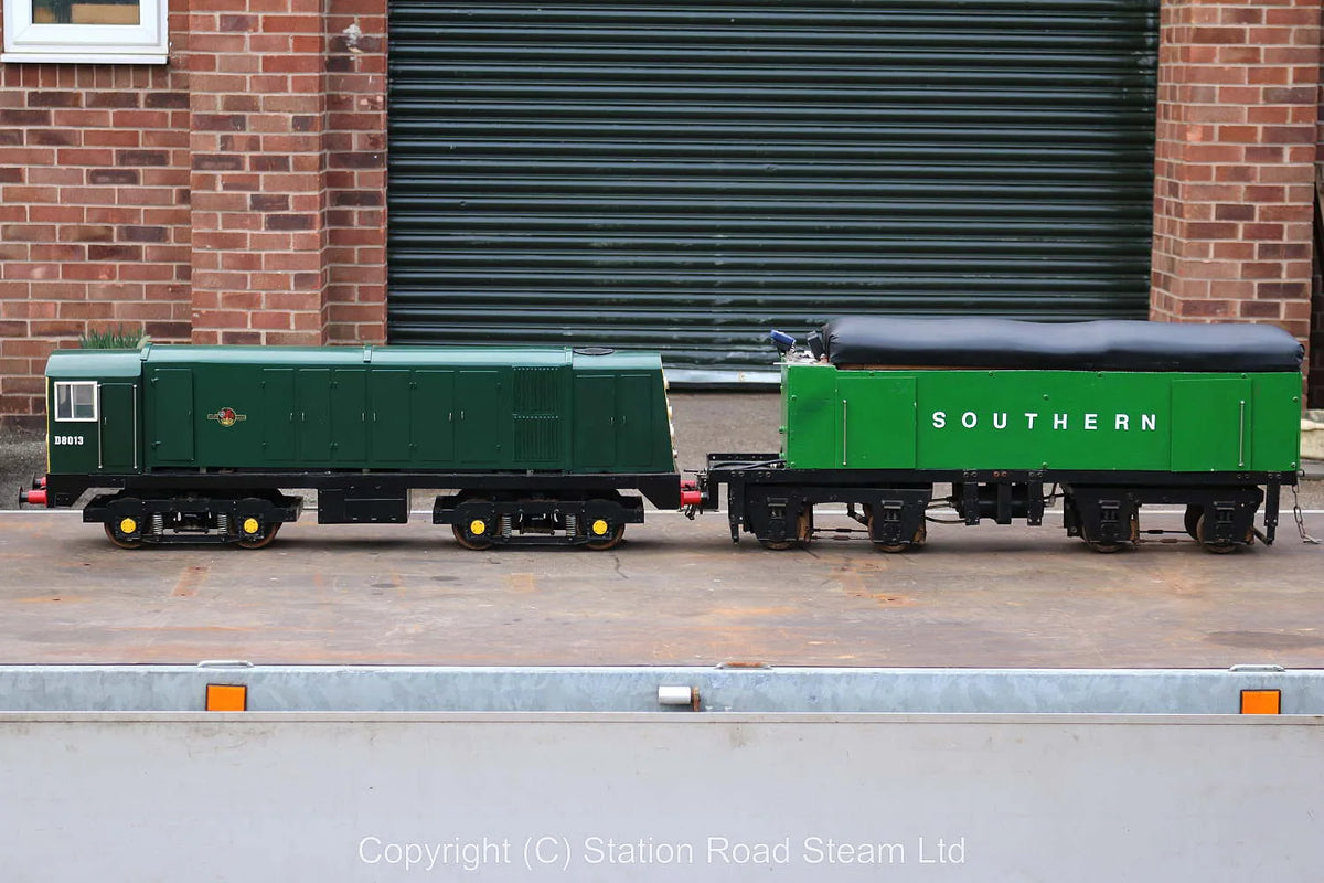 5 inch gauge Class 20 battery-electric with driving truck