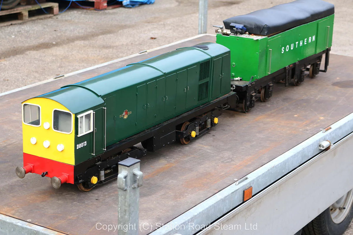5 inch gauge Class 20 battery-electric with driving truck