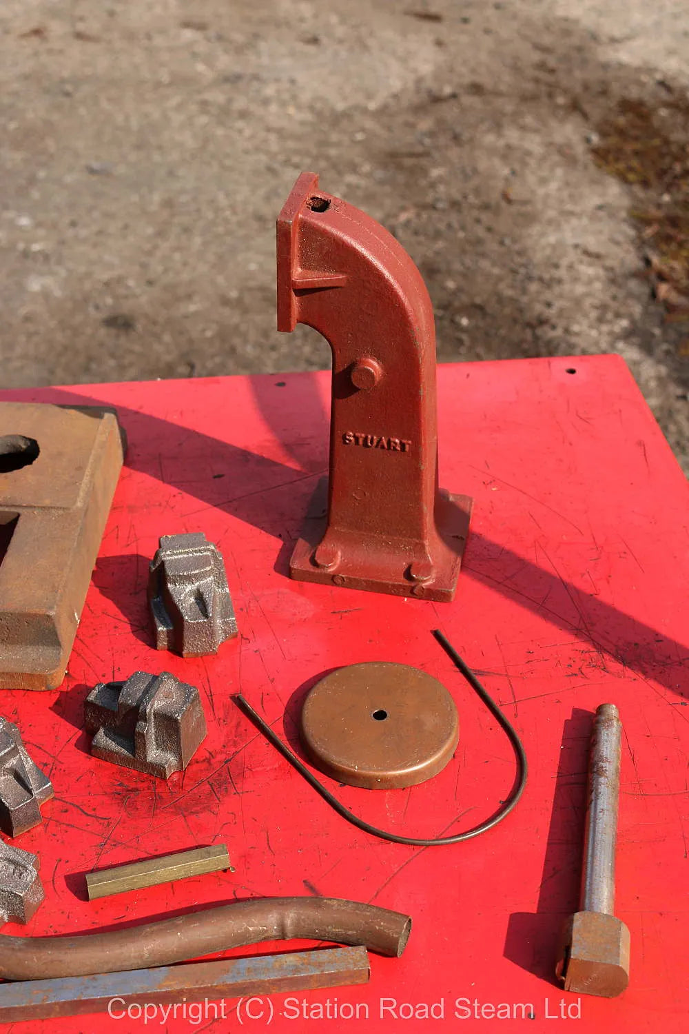 Stuart steam hammer castings & drawings