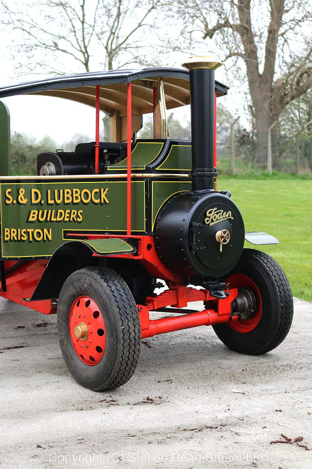 4 1/2 inch scale Foden steam wagon