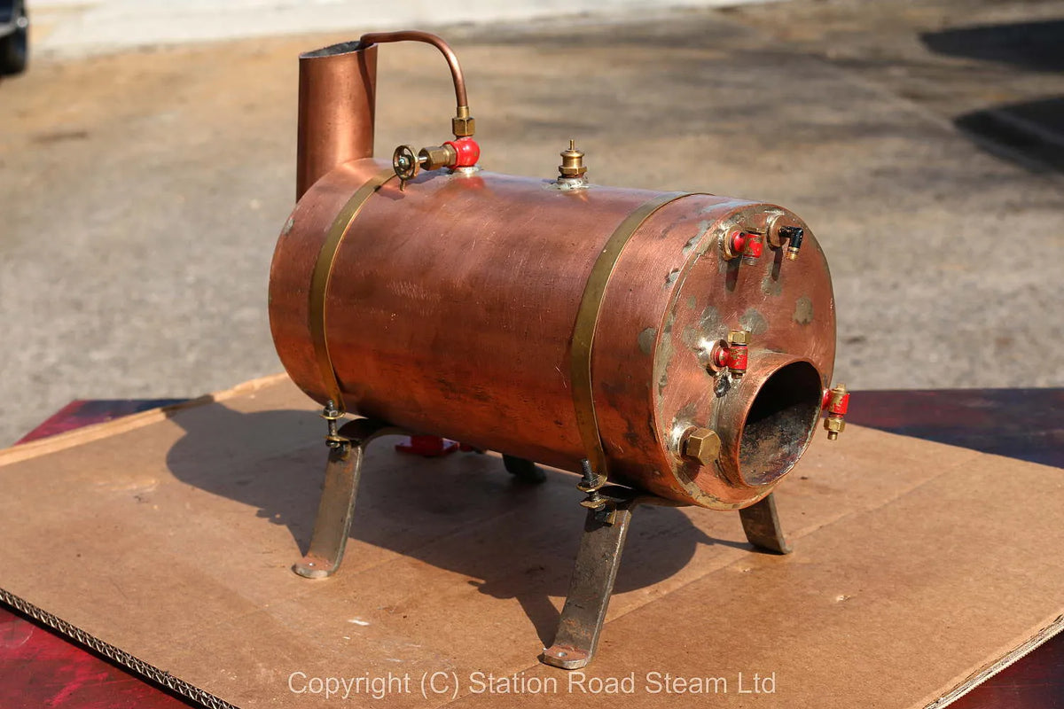 Horizontal marine type boiler