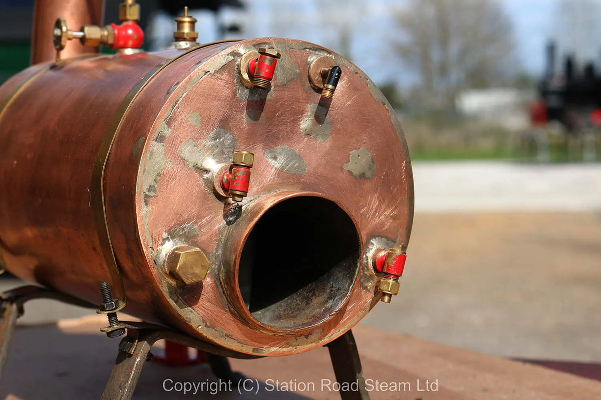 Horizontal marine type boiler