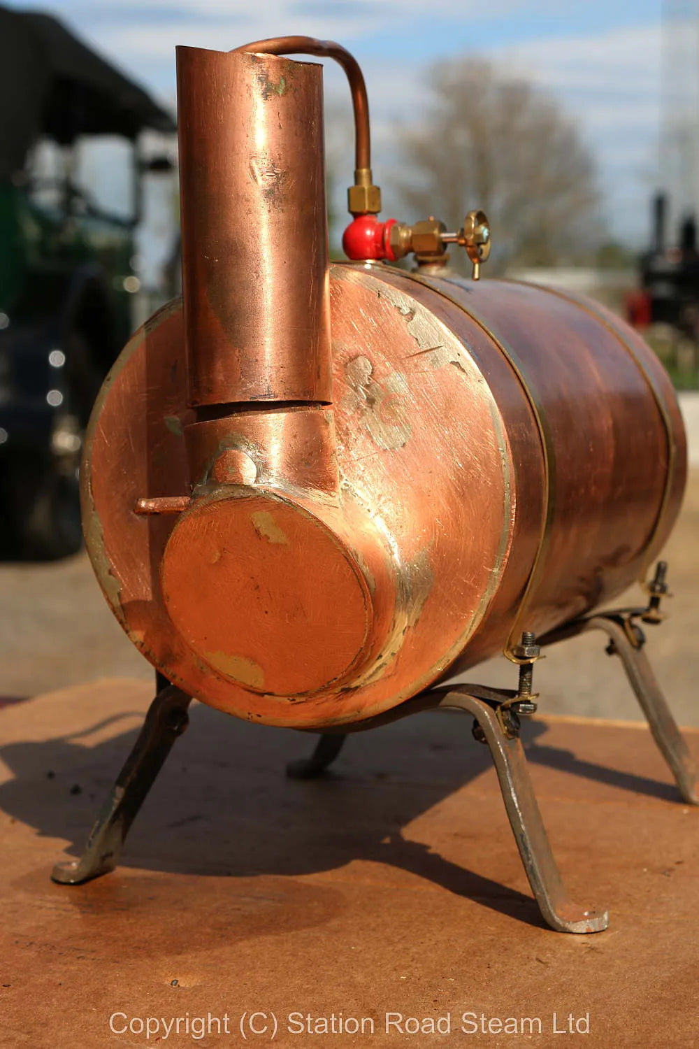 Horizontal marine type boiler