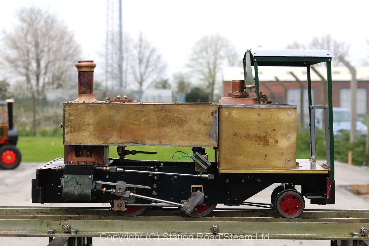 3 1/2 inch gauge part-built Kerr Stuart "Tamar" 0-4-2T