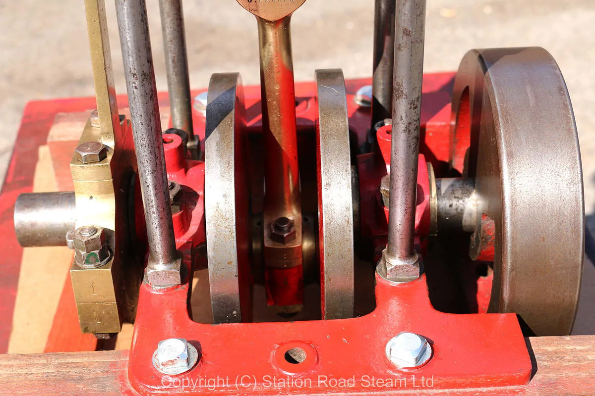 Large vertical steam engine