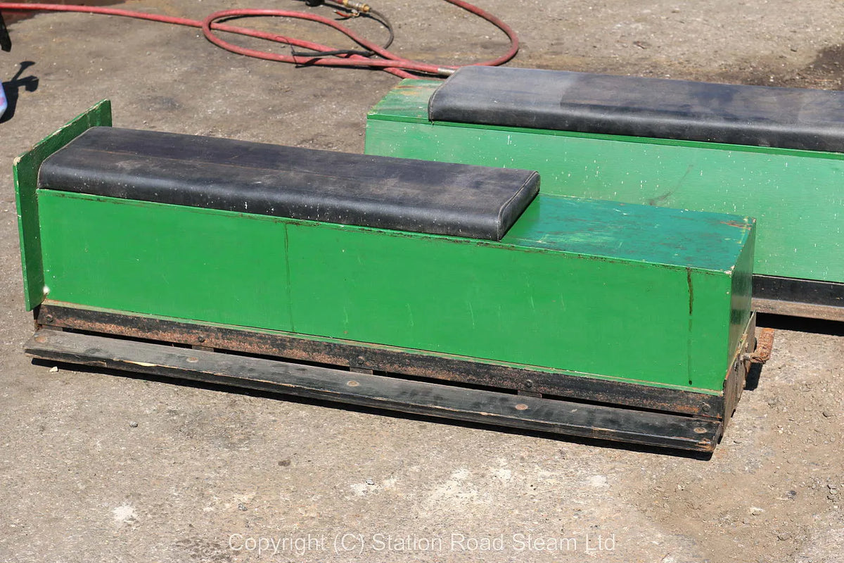 Pair of 7 1/4 inch gauge bogie wagons