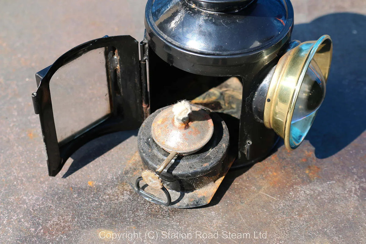 Pair 4 inch scale traction engine lamps