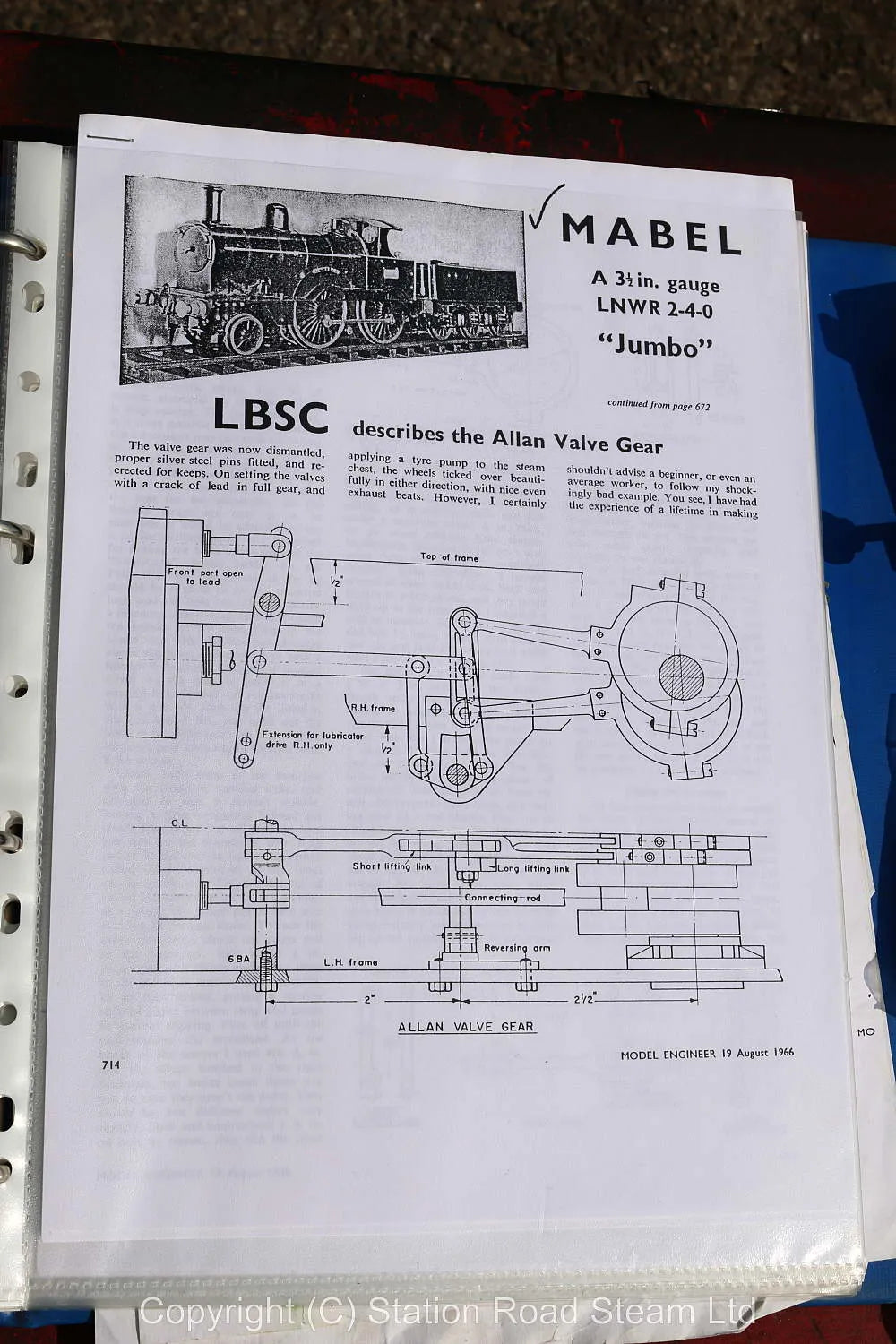 5 inch gauge part-built LNWR "Precedent" 2-4-0