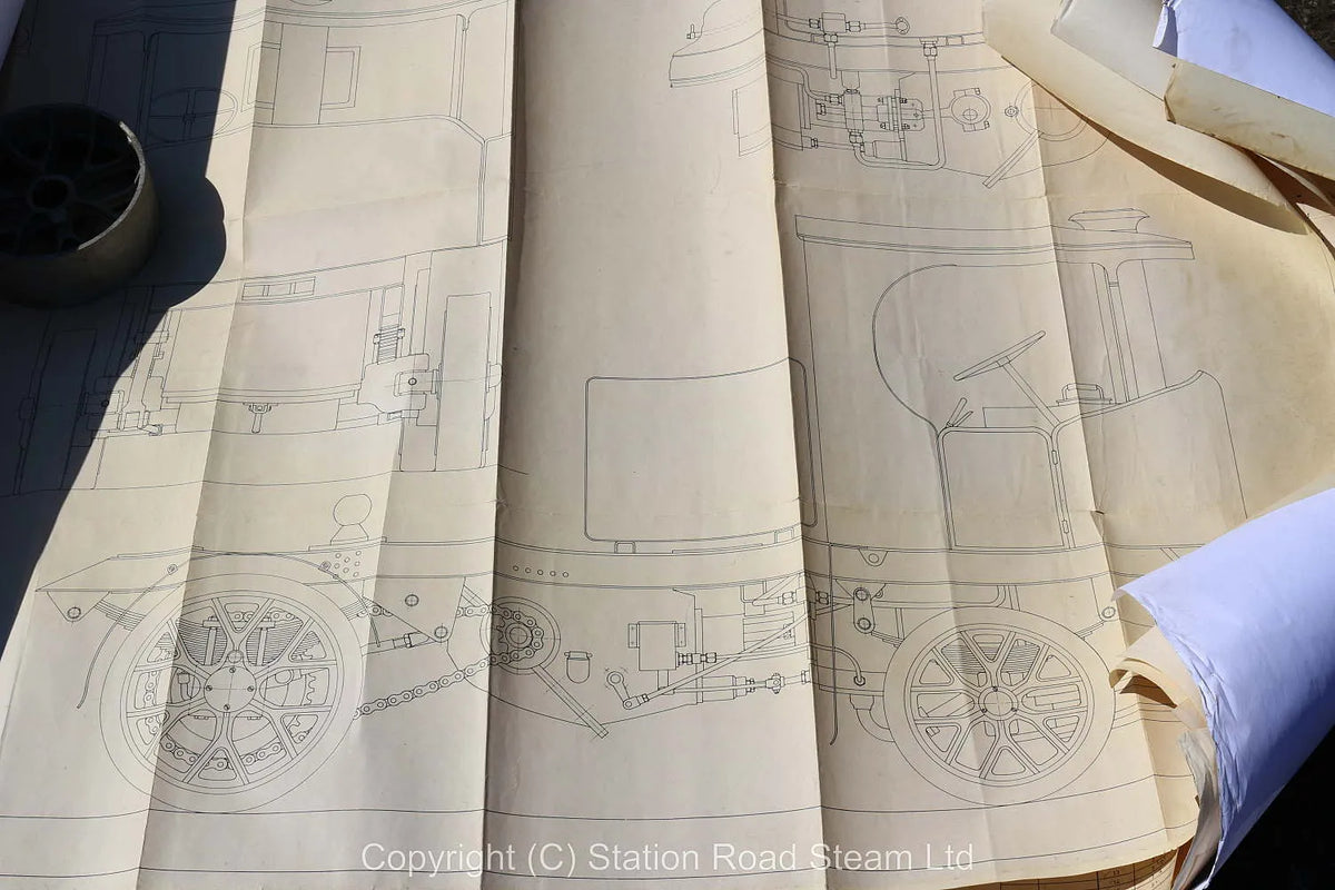 2 inch scale Clayton steam wagon chassis