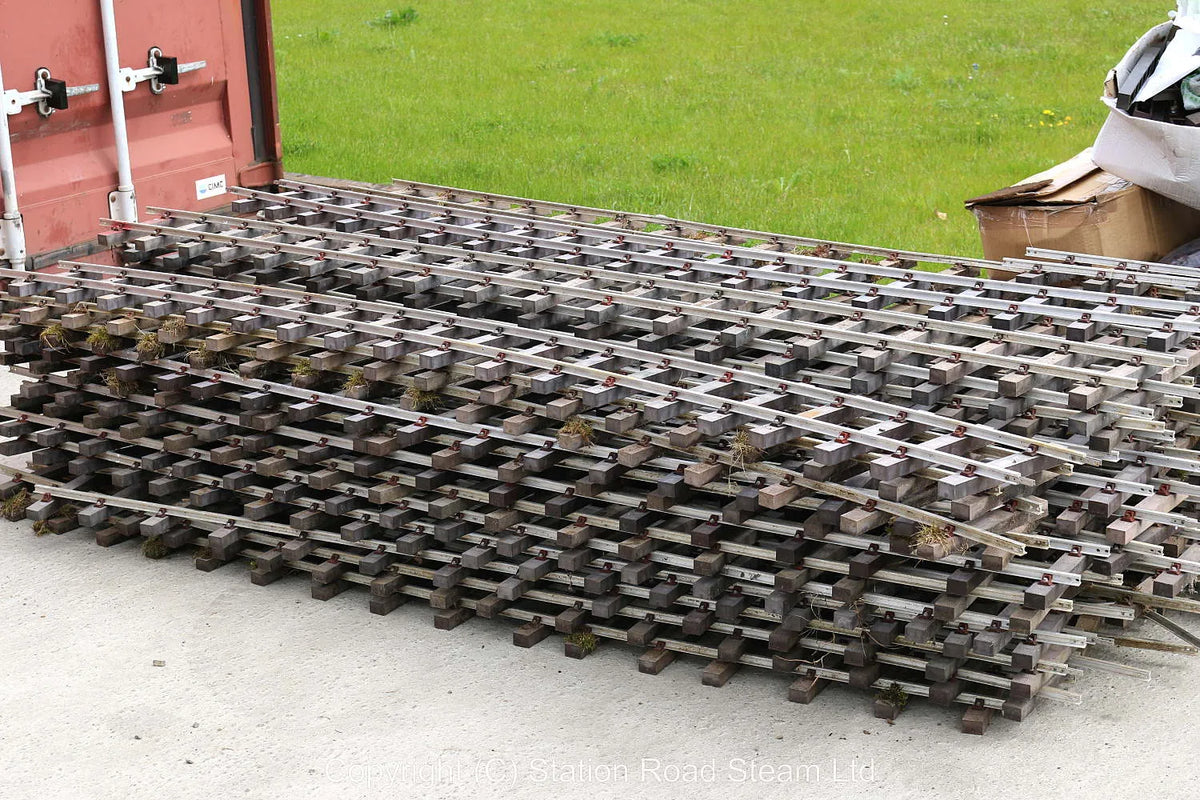 Forty-eight 5 inch gauge PNP Railways track panels