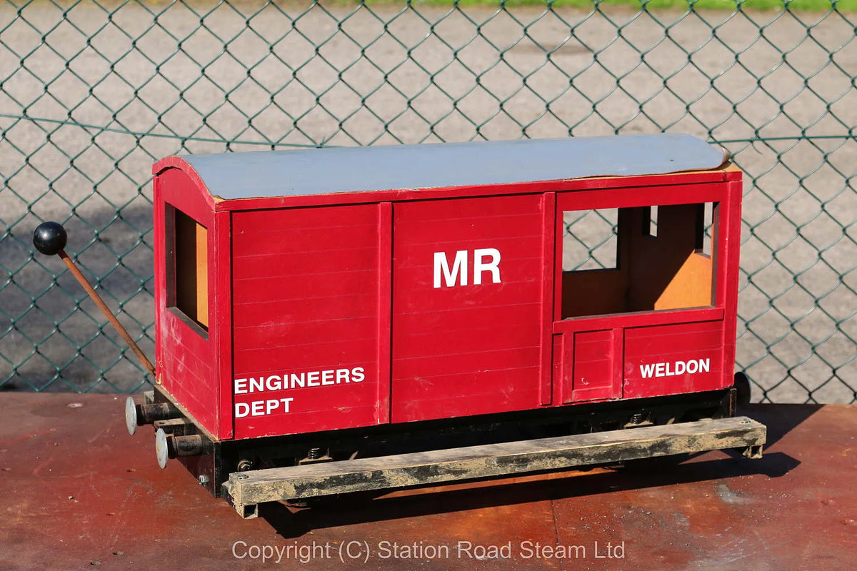 5 inch gauge braked ride-on brake van