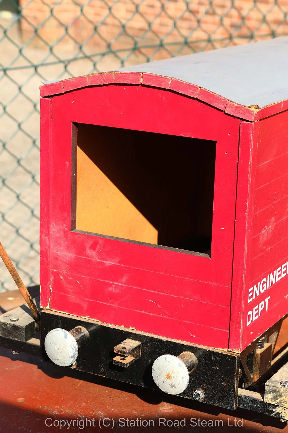 5 inch gauge braked ride-on brake van