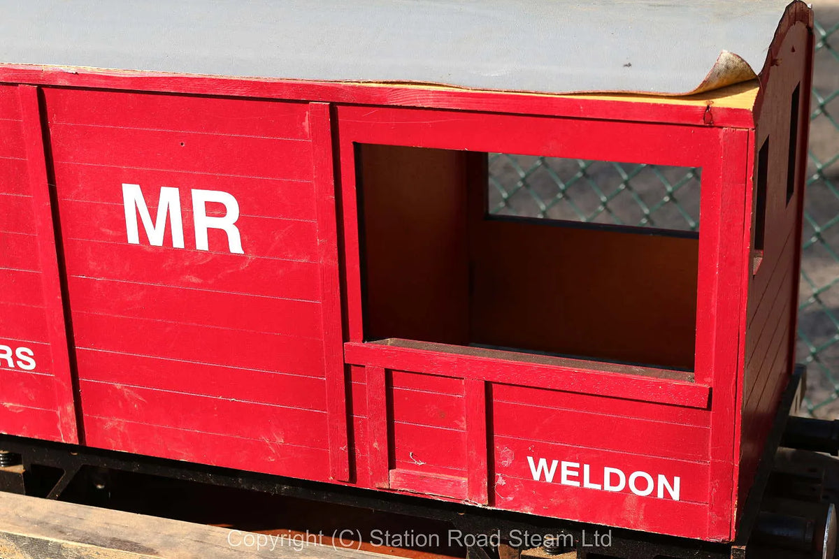 5 inch gauge braked ride-on brake van