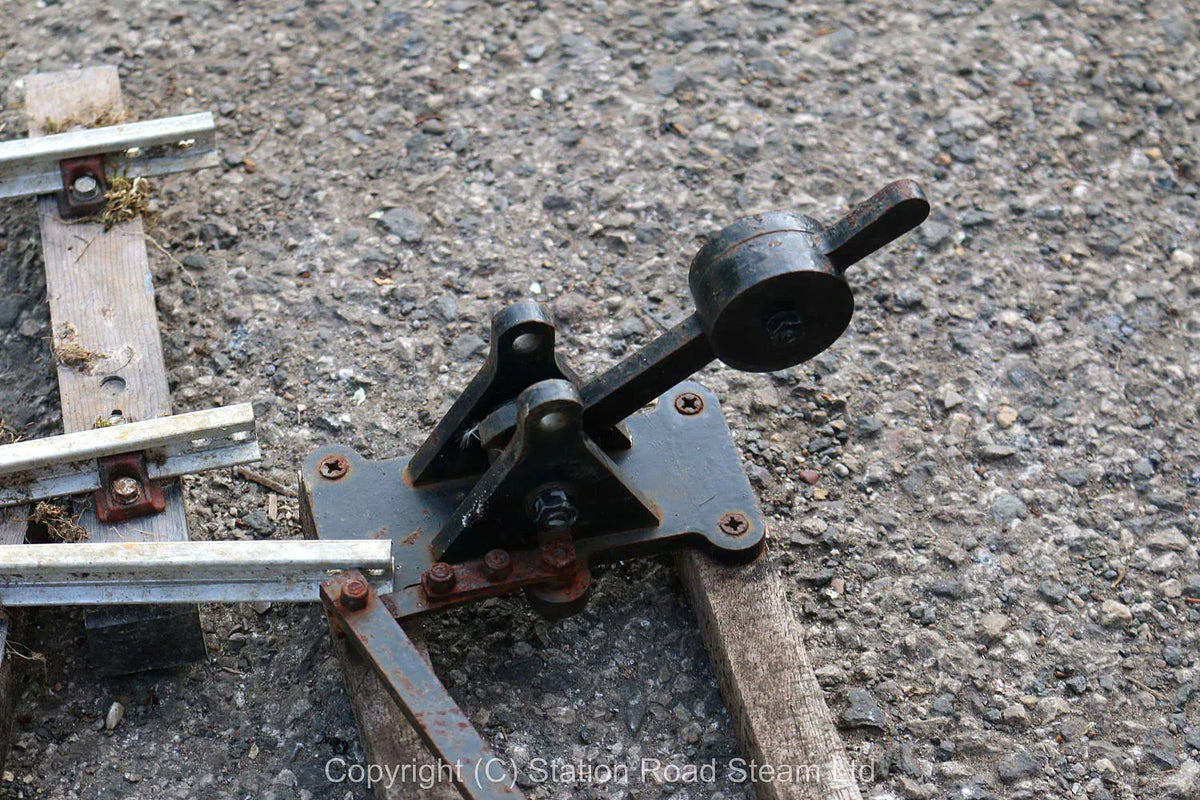 Five 5 inch gauge turnouts