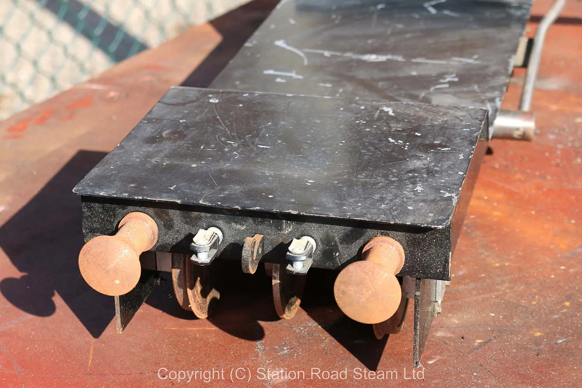 5 inch gauge raised level braked driving truck