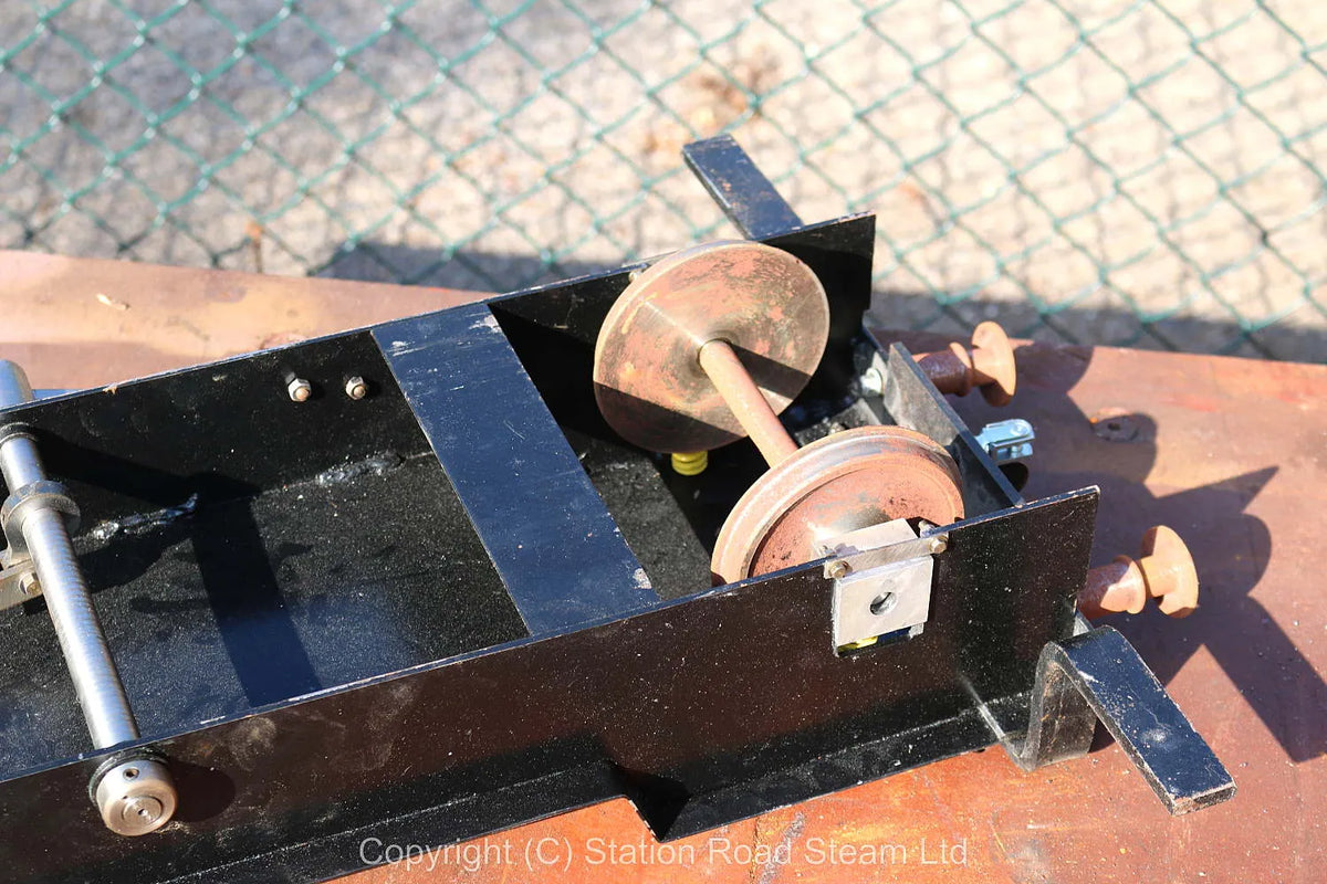 5 inch gauge raised level braked driving truck
