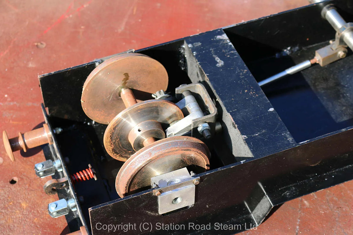 5 inch gauge raised level braked driving truck