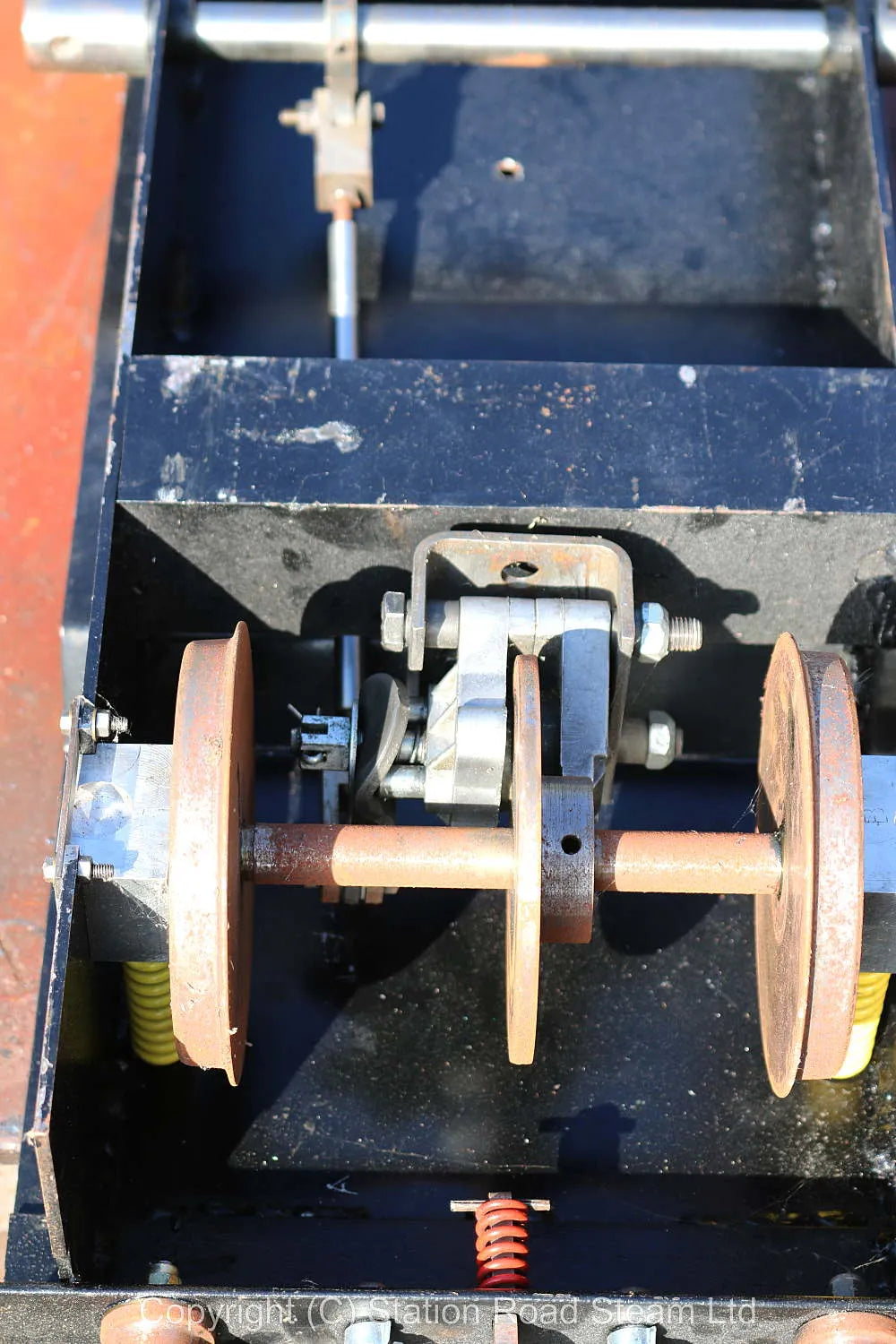 5 inch gauge raised level braked driving truck