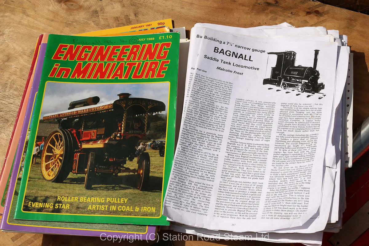 3 1/2 inch gauge Bagnall 0-4-0ST