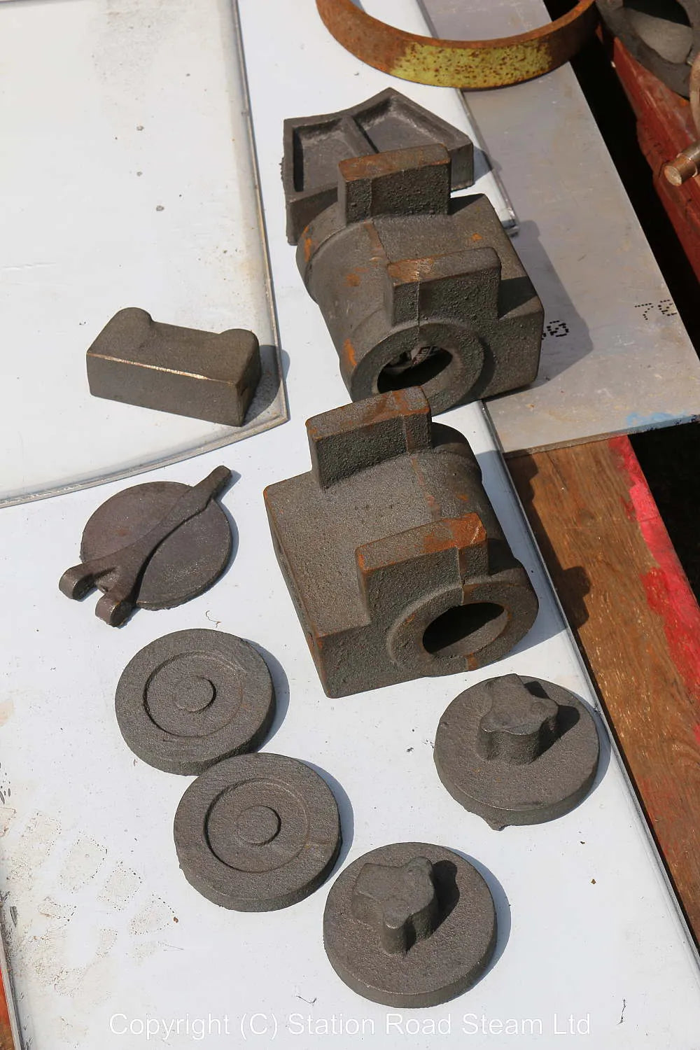Parts & castings for "Romulus" 0-6-0 tender locomotive