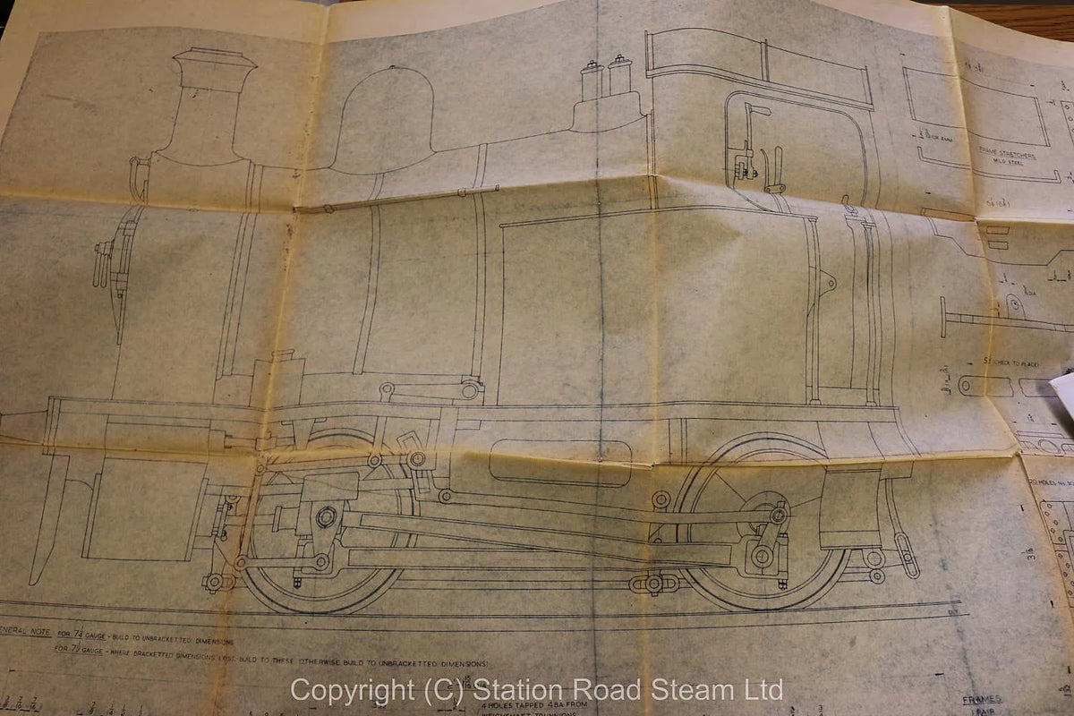 Part-built 7 1/4 inch gauge "Tug" 0-4-0T