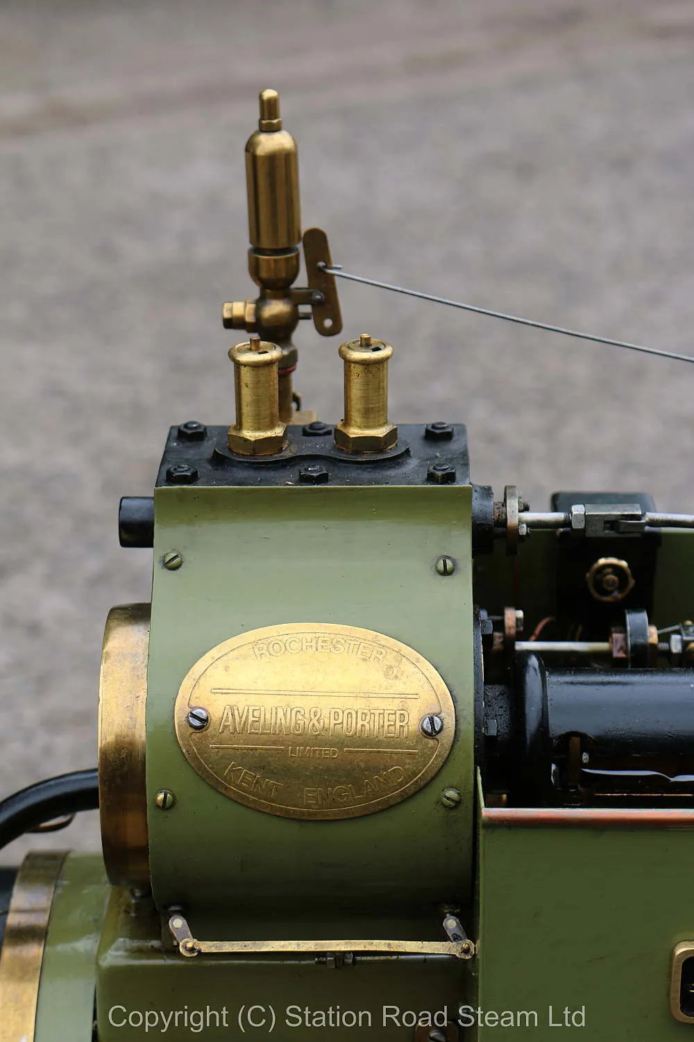 3 inch scale Aveling & Porter steam tractor