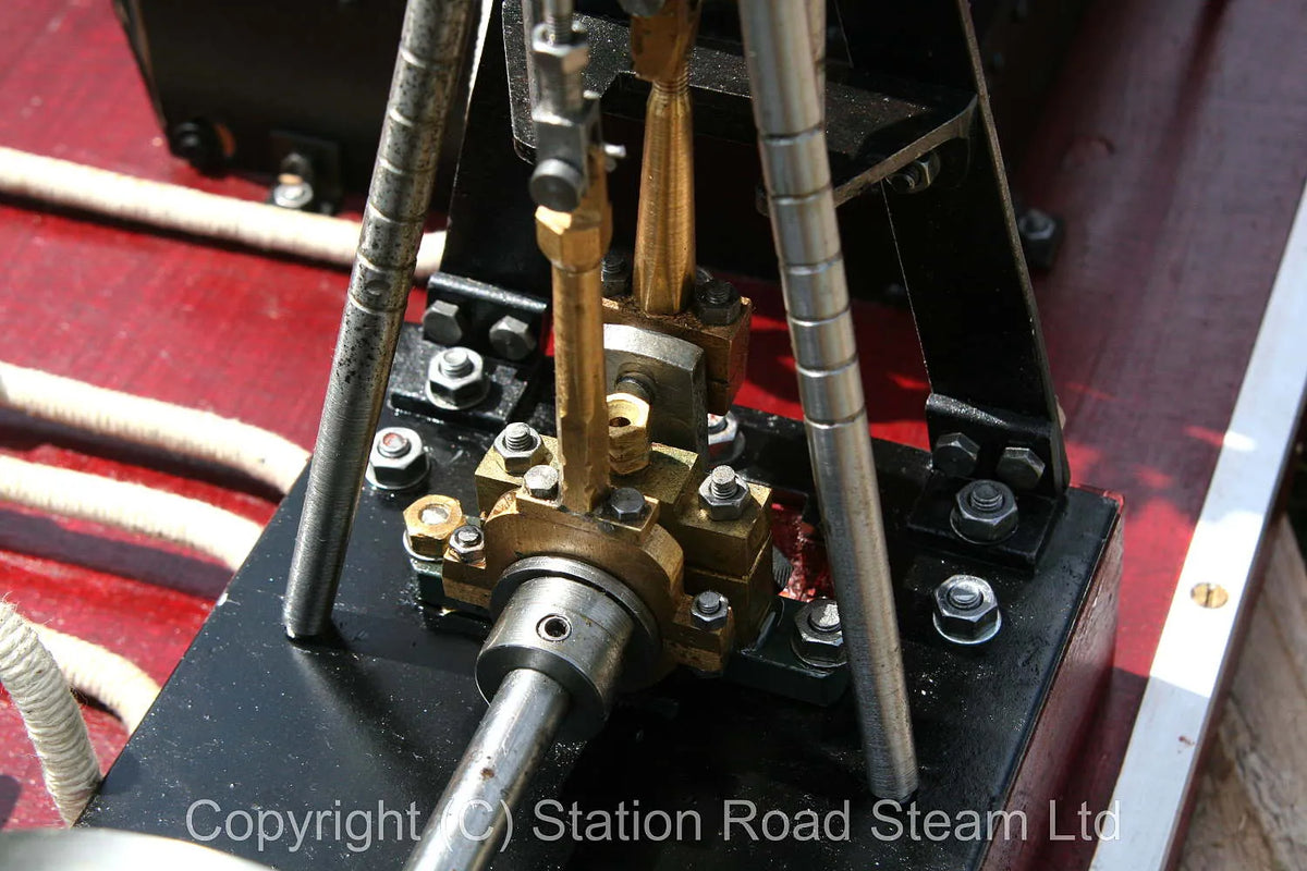 Gas-fired steam plant with 5 inch test boiler
