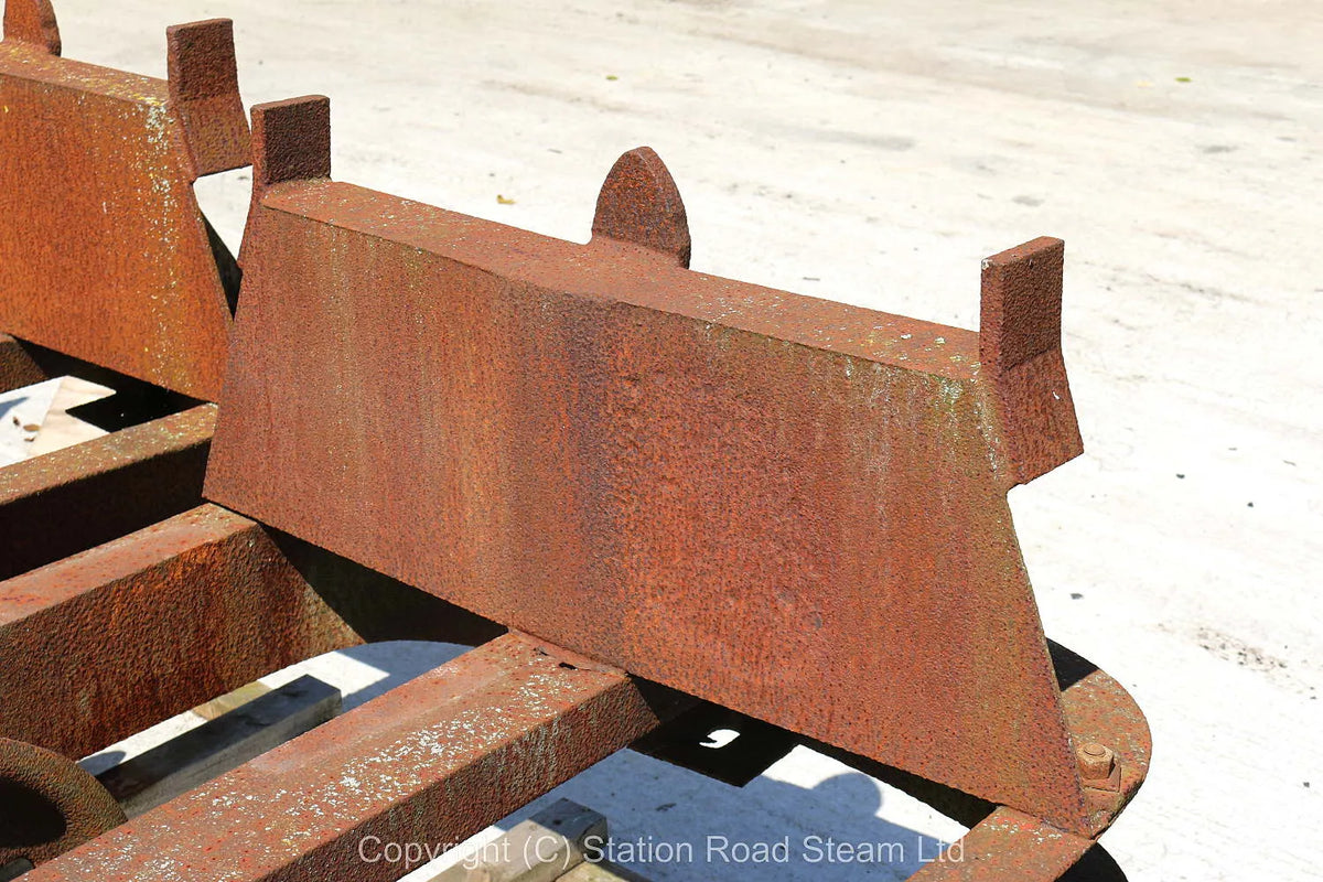 Three two foot gauge skip wagon chassis