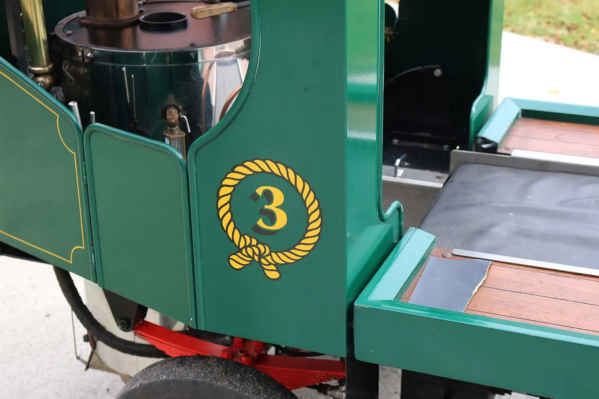 6 inch scale Clayton steam wagon with road trailer