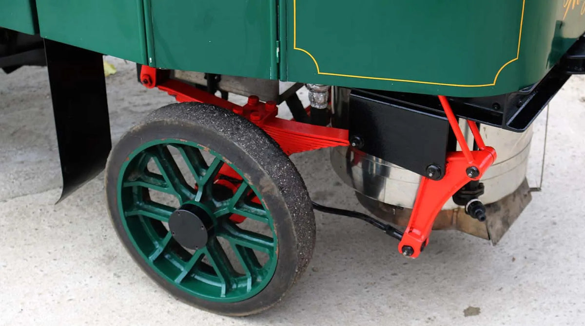 6 inch scale Clayton steam wagon with road trailer
