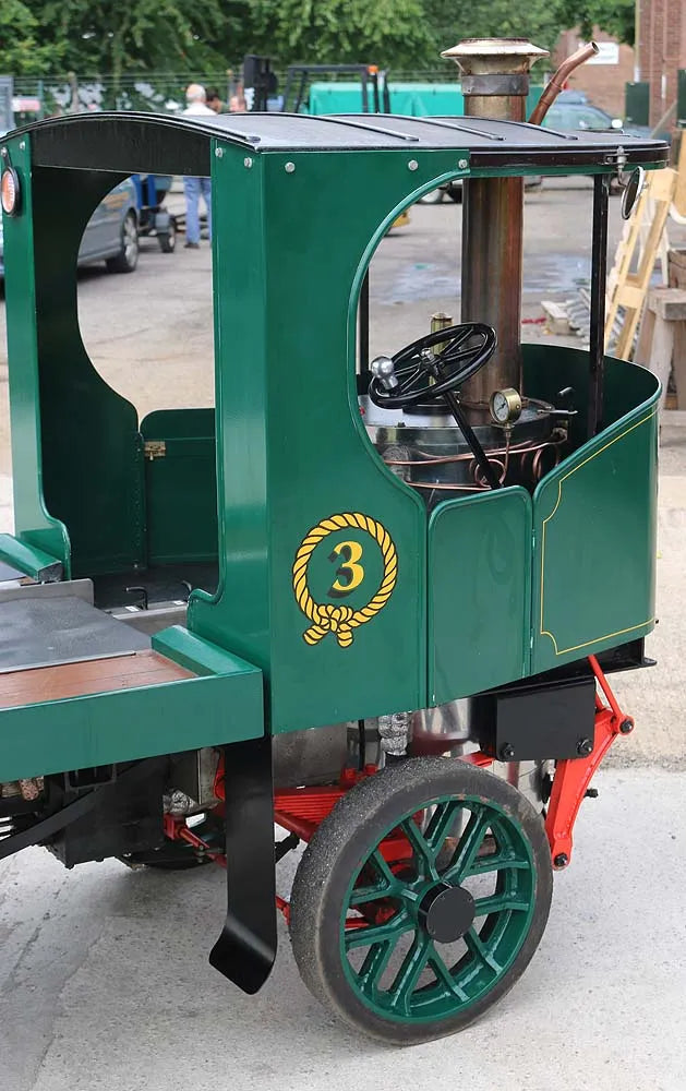 6 inch scale Clayton steam wagon with road trailer
