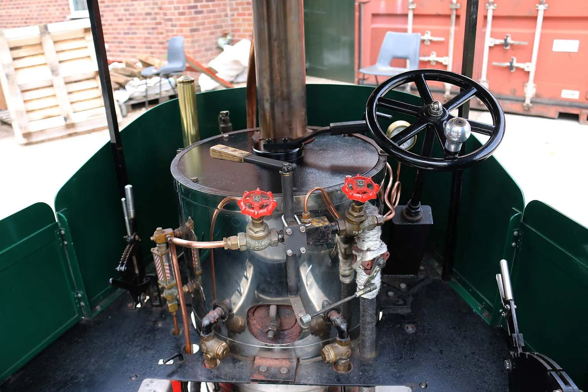 6 inch scale Clayton steam wagon with road trailer