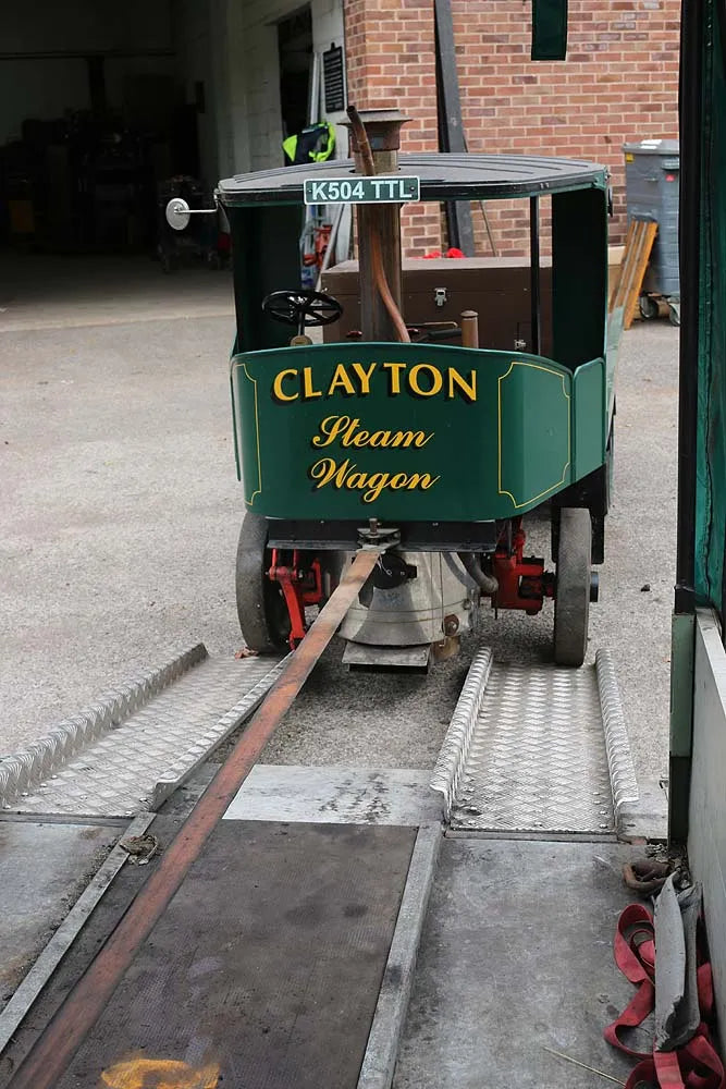 6 inch scale Clayton steam wagon with road trailer