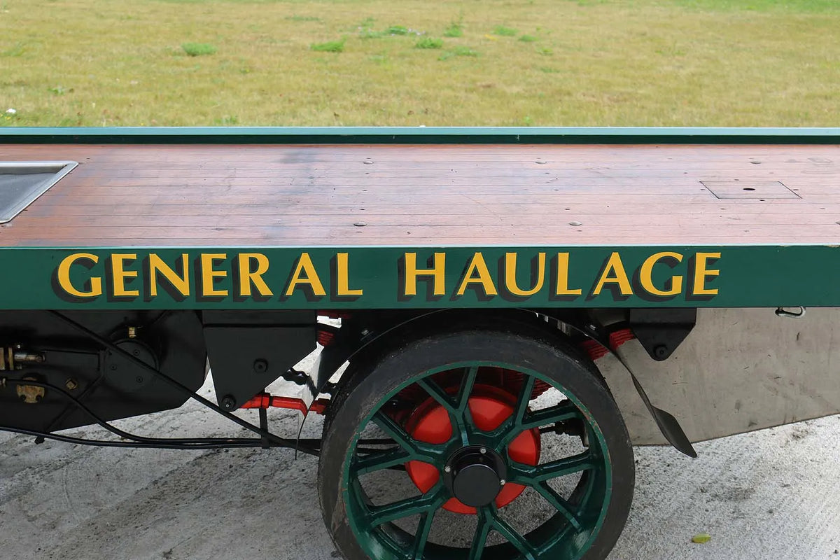 6 inch scale Clayton steam wagon with road trailer