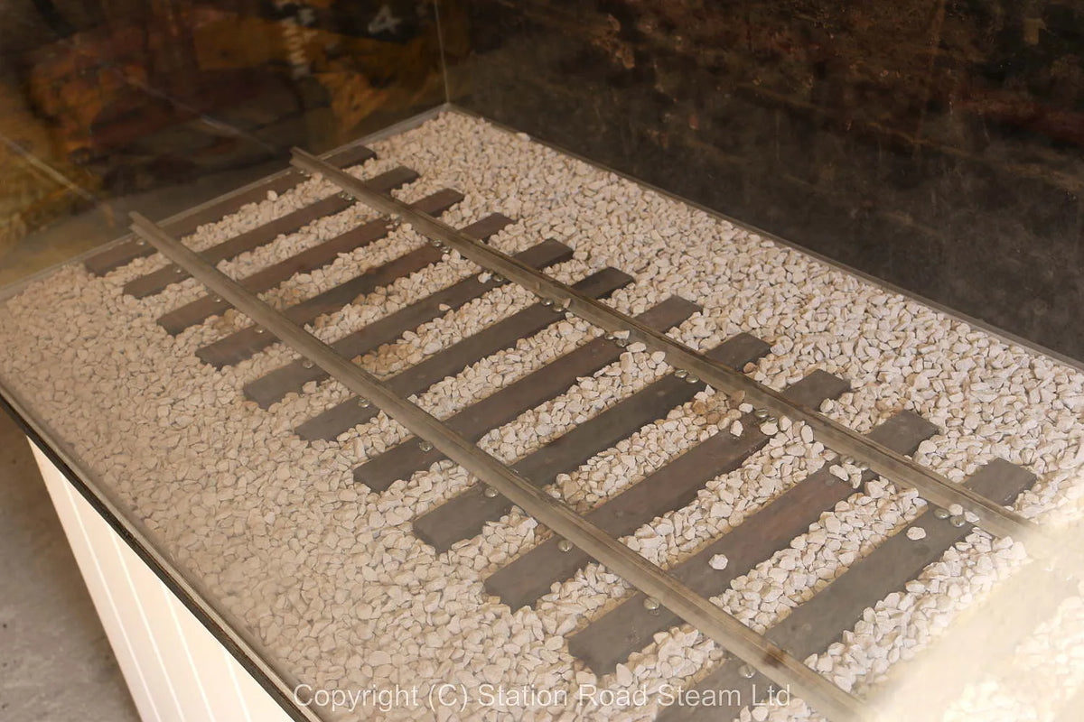 7 1/4 inch gauge display case