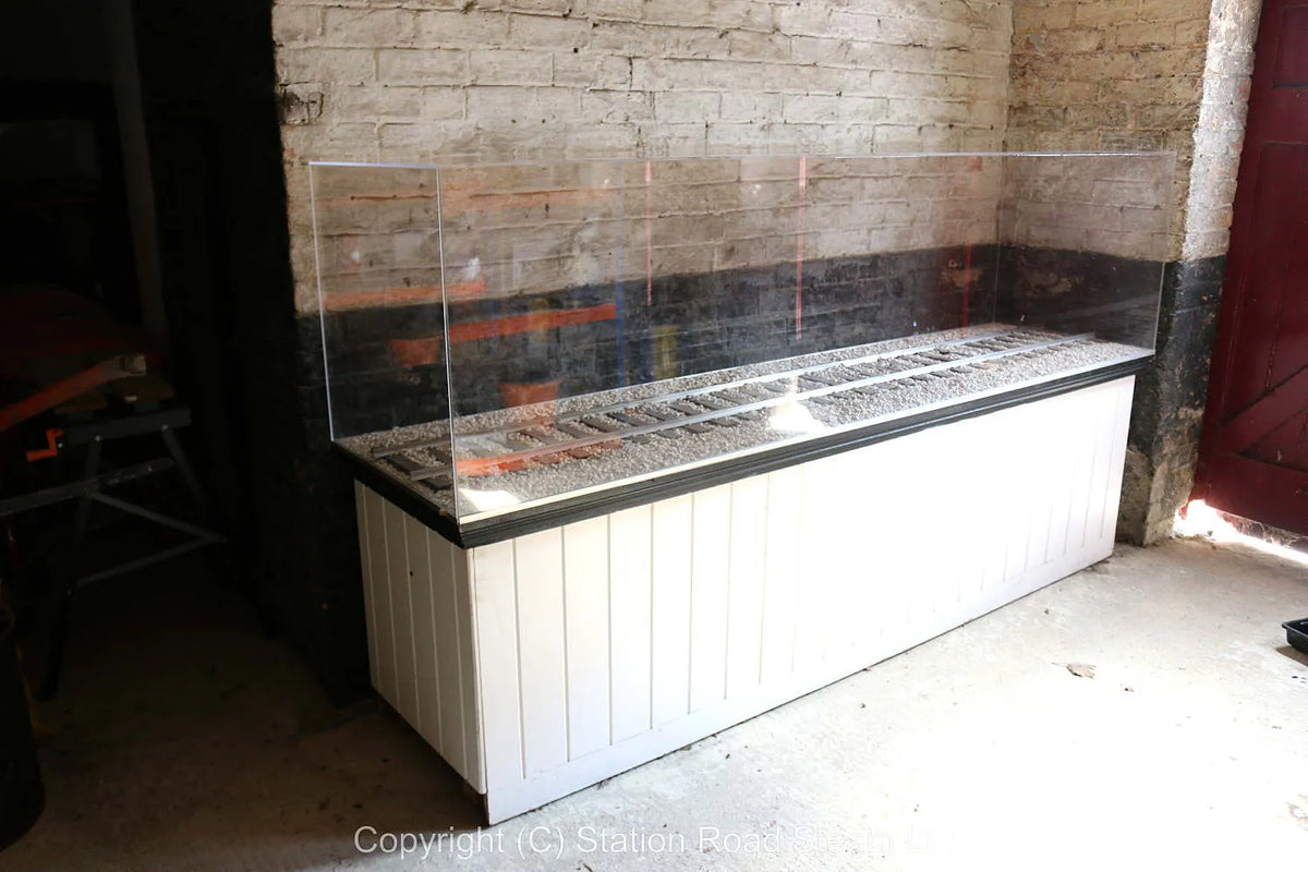 7 1/4 inch gauge display case