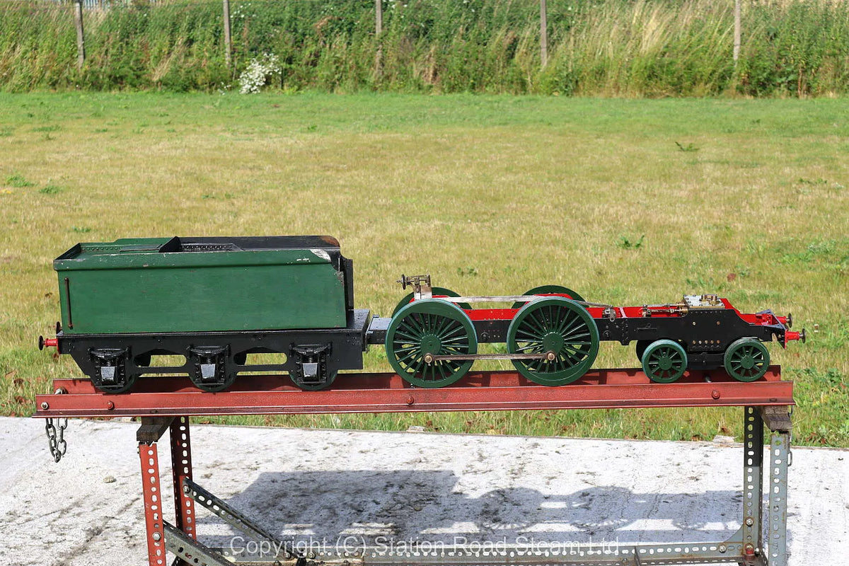 Part-built 5 inch gauge 4-4-0, air-running